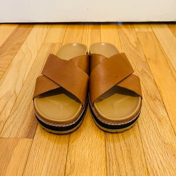 MADEWELL The Dayna Lugsole Slide Sandal in Leather Size 7.5 in EUC - Picture 16 of 16